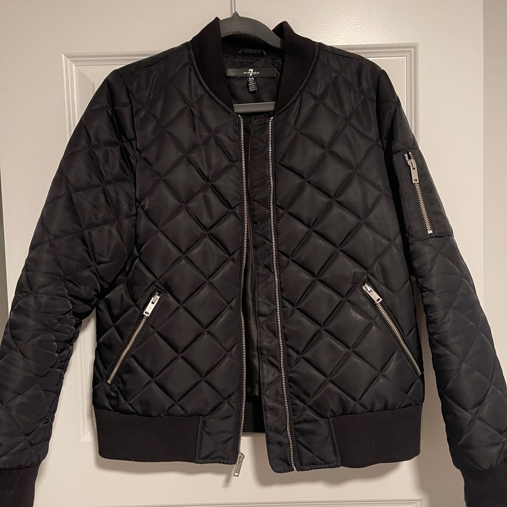 7 for all mankind bomber jacket